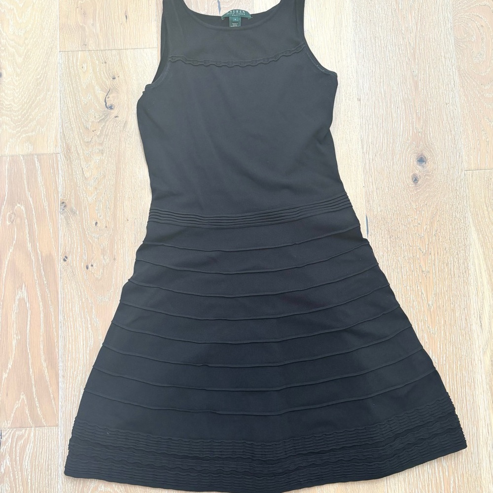 Lauren by Ralph Lauren Black Bodycon Dress